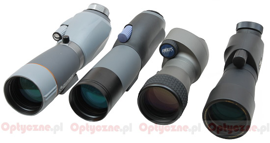 Review of four 65 ED spotting scopes - Summary