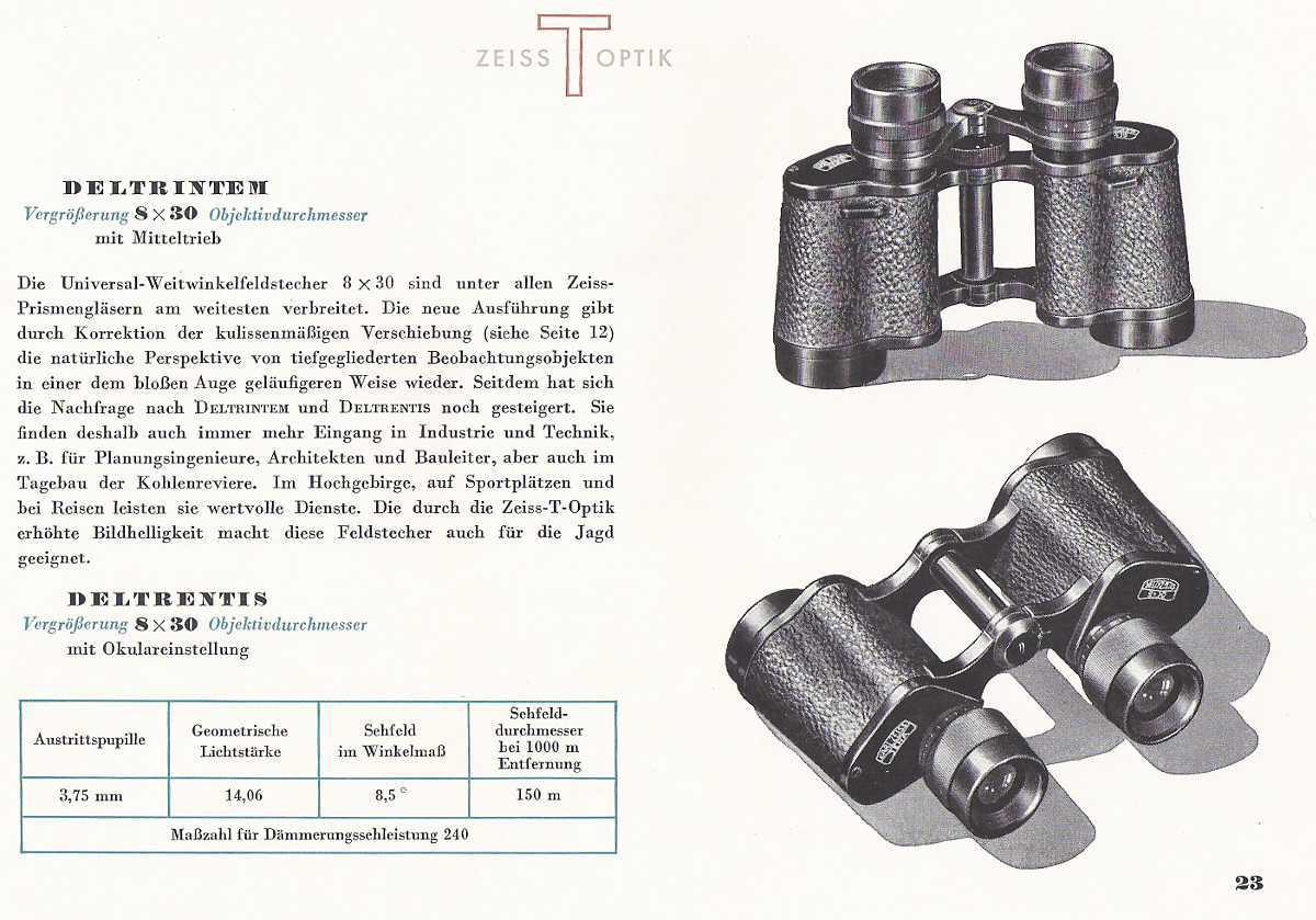 vintage carl zeiss binoculars for sale