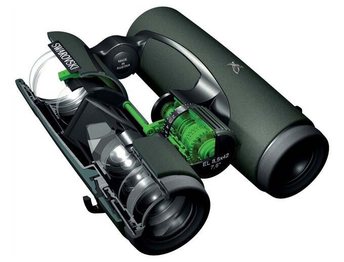 Optical construction of Swarovski NL Pure binoculars