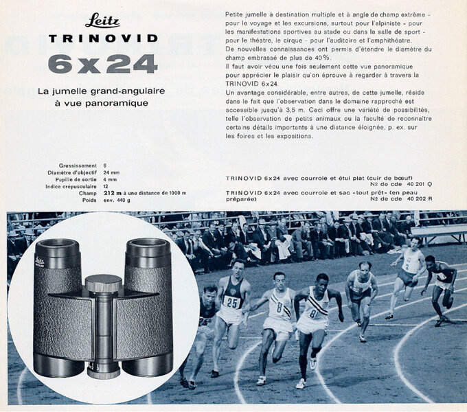 Legendary binoculars - Leitz Trinovid 6x24 - Leitz Trinovid 6x24