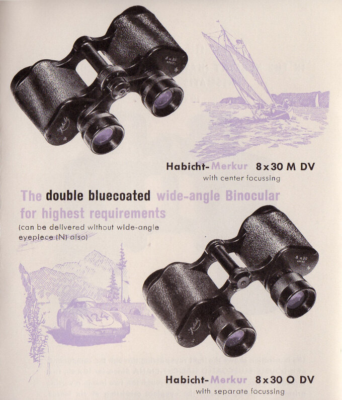 Legendary binoculars - Swarovski Habicht 8x30 - 1955-1962