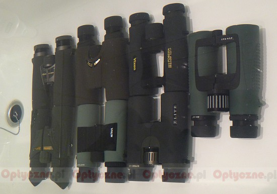 Endurance test of 8x42 binoculars - Testing procedure